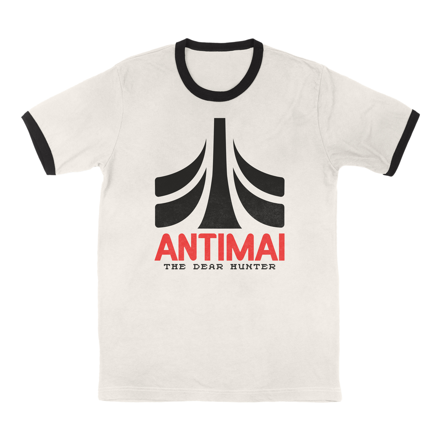 Antimai 80's Ringer Tee (White/Black)