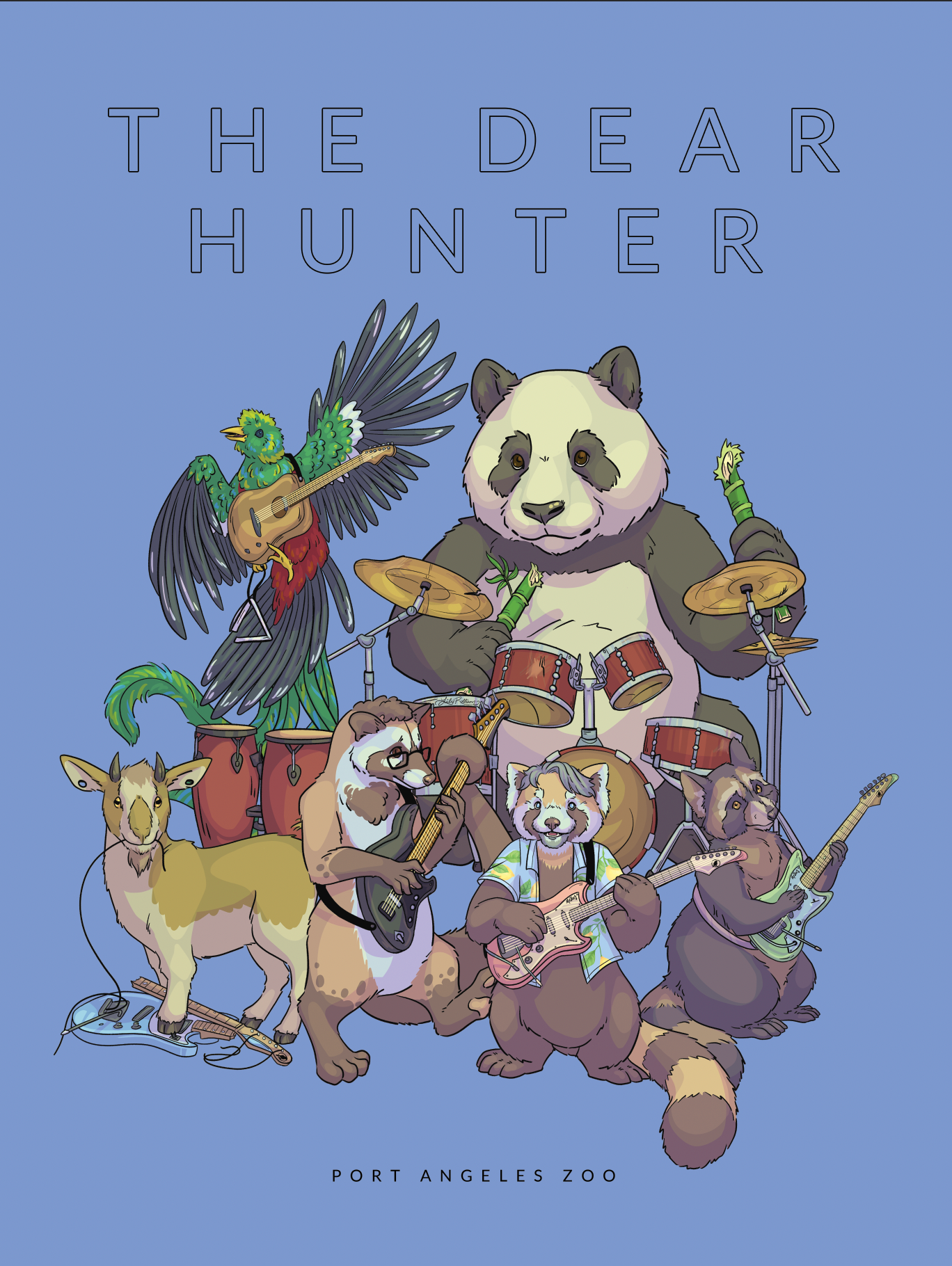 "Port Angeles Zoo" - Poster