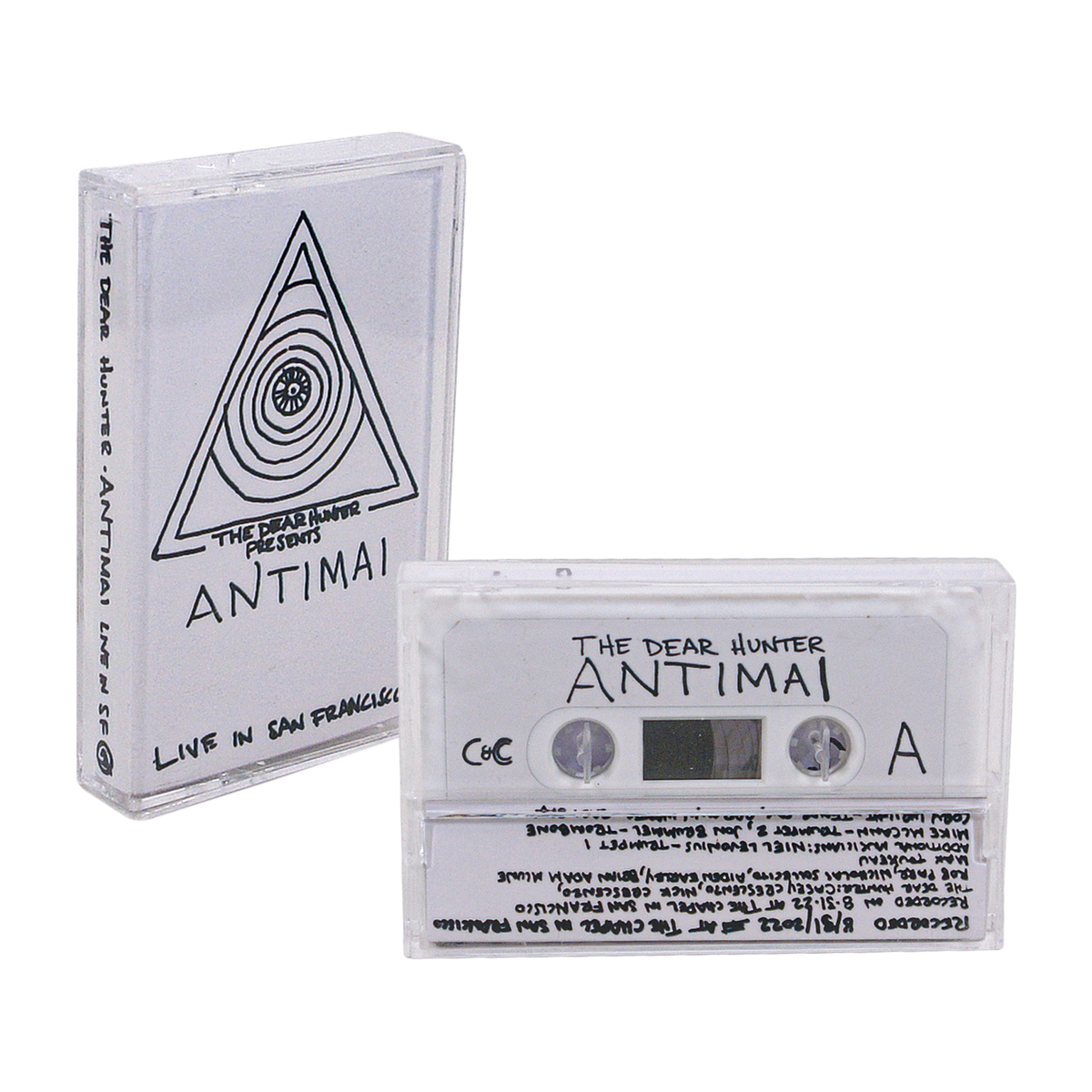 The Dear Hunter - Antimai: Live in San Francisco White - Cassette Tape