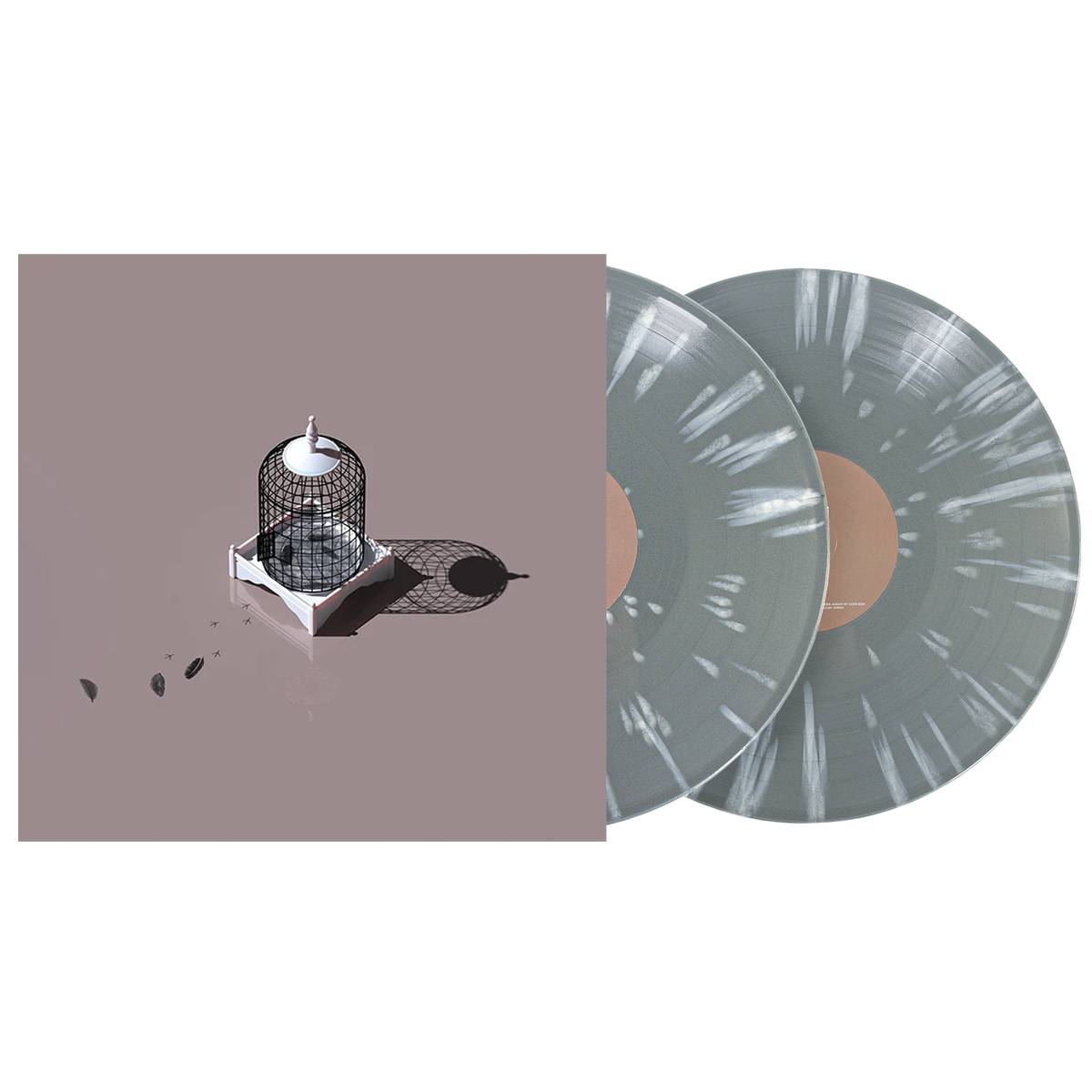 The Dear Hunter - Migrant Returned Silver w/ White Splatter - Double Vinyl LP