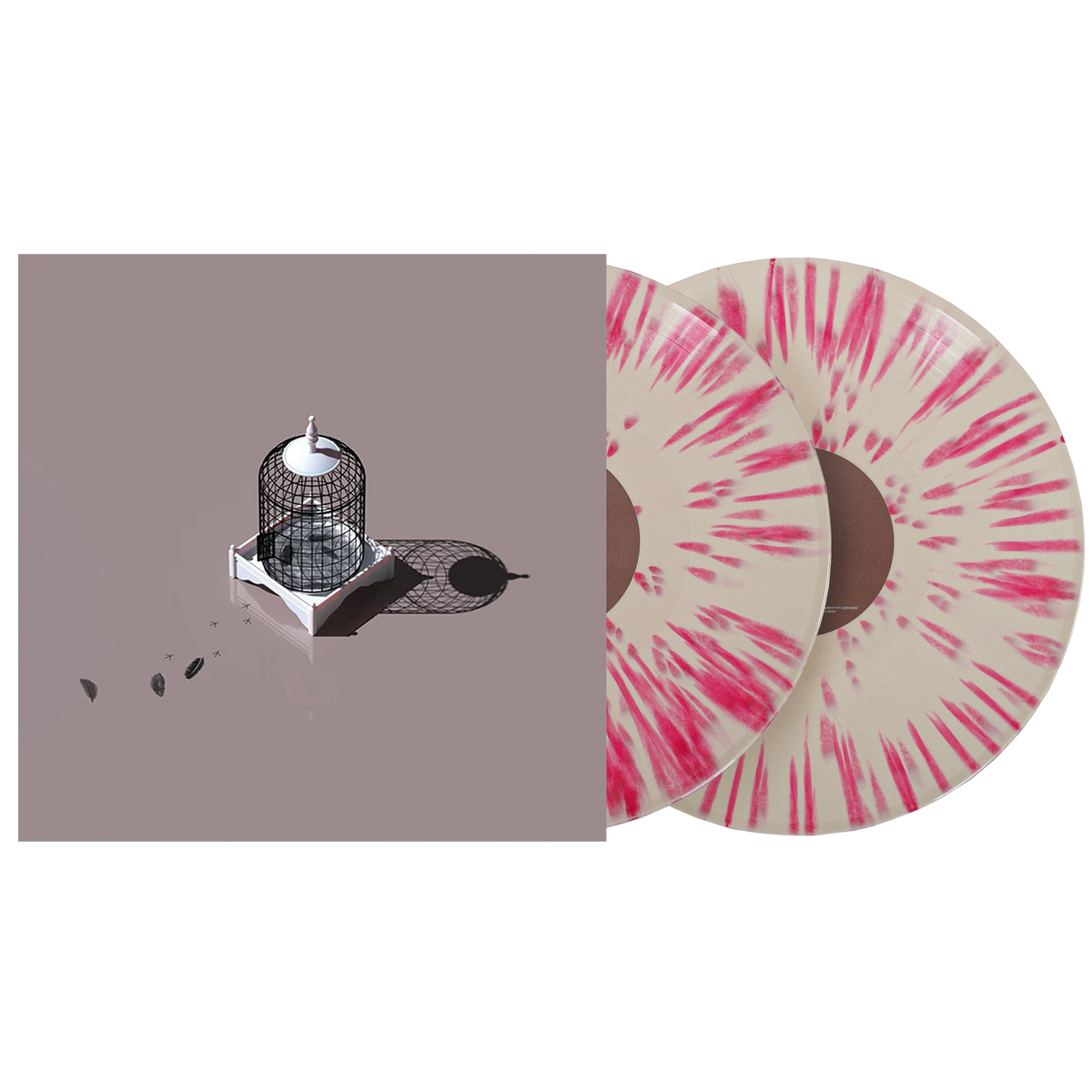 The Dear Hunter - Migrant Returned Cream w/ Pink Splatter - Double Vinyl LP