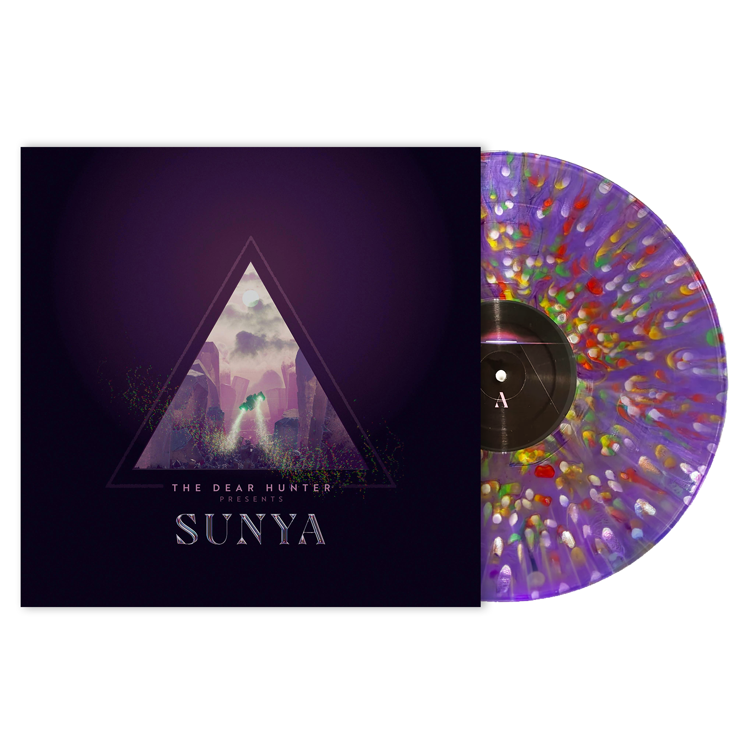 Sunya Clear Purple/Magenta w/ Multi-Splatter Vinyl LP – Cave